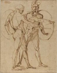 Zwei männliche Akte, um 1520
