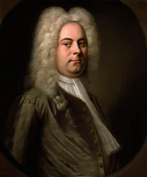 Georg Friedrich Händel, deutscher Komponist, 1726-1728