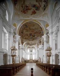 Innenansicht der Klosterkirche von Architekt Johann Balthasar Neumann