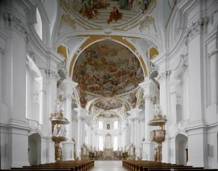 Innenansicht der Klosterkirche von Architekt Johann Balthasar Neumann