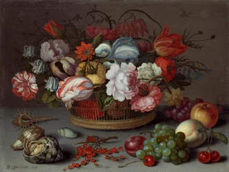 Blumenkorb, um 1622