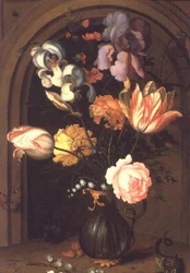 Stillleben mit Blumen in einer Vase