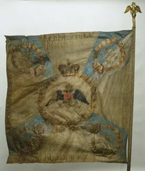 Banner des Semenovsky Leibgarderegiments, nach 1825