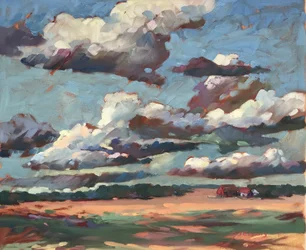Großer Himmel Wolkenserie