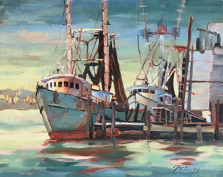 Biloxi Fischereiflotte Gulfport Mississippi