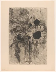 Sonnenblumen in einer Vase