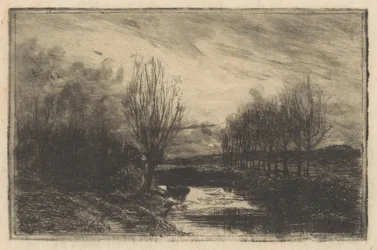 Graben mit Kopfweiden