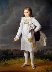 Ganzkörperporträt von Frederic Napoleon, Prinz Bacciochi