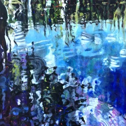 Abstrakte Wasserreflexionen
