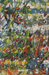 Lebendiger Garten Abstrakt