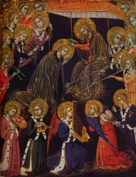 Die Krönung der Jungfrau, 1374