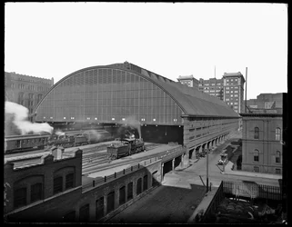 LaSalle Street Station, Chicago, Illinois, USA, ca. 1905
