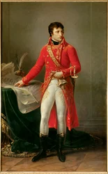 Ganzfiguriges Porträt Napoleon Bonapartes als Erster Konsul (1769-1821). 1802. Paris, Museum der Ehrenlegion
