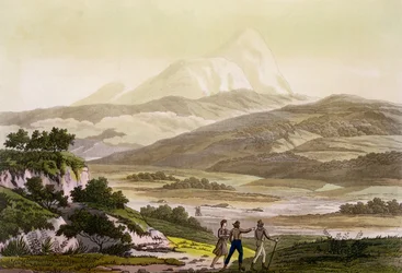 Der Cayambe, Ecuador, aus 