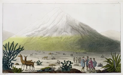 Der Chimborazo, Ecuador, aus 