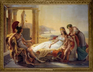 Aeneas erzählt Dido von der Katastrophe in Troja