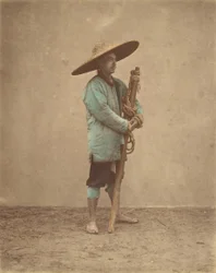 [Chinesischer Mann mit Hut], 1870er Jahre