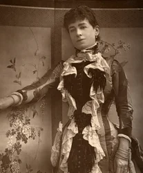 Britische Schauspielerin Lady Monckton in Jim the Penman, 1886