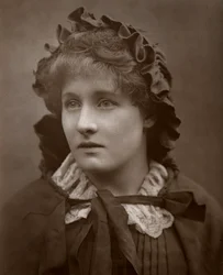 Britische Schauspielerin Mary Rorke in The Harbour Lights, 1886