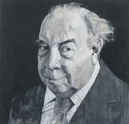 Porträt von J.B. Priestley, Illustration für The Listener, 1970er