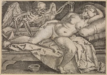 Das ruhende Weib und der Tod