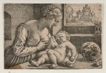 Madonna mit Totenschädel