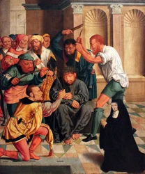 Dornenkrönung Christi mit kniender Benediktinerin als Stifterin