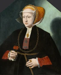 Porträt der Frau von Heinrich Crüdener, ca. 1580-1590