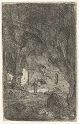 Innenraum einer Höhle
Die Höhle von Valmontane.
Römische Ruinen (Serientitel)
Verschiedene verfallene Gebäude in und um Rom (Serientitel)