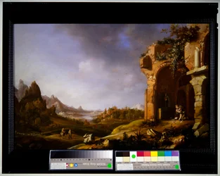 Heiliger Antonius bei der Meditation