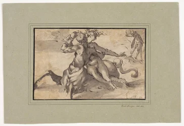 Herkules, Deianira und der Zentaur Nessus