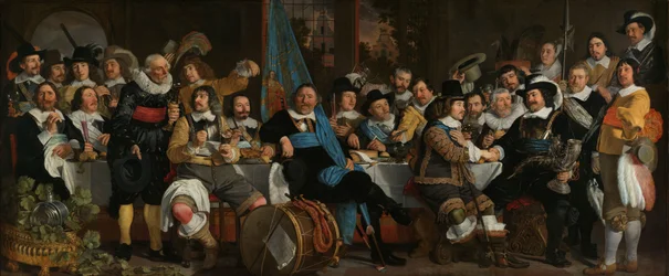 Bankett der Armbrustschützen-Gilde zur Feier des Vertrags von Münster