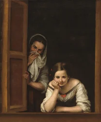 Zwei Frauen am Fenster