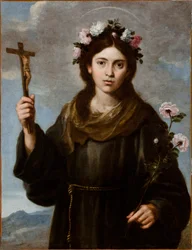Die heilige Rosa von Viterbo (1233-51)