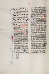 Missale: Fol. 112v: enthält einige Musikstücke als Teil der Palmsonntagsliturgie, 1469