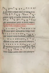 Missale: Fol. 156: Musik für Exultet, 1469