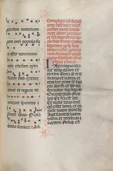 Missale: Fol. 158: Musik für Exultet, 1469