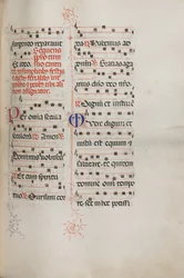 Missale: Fol. 179: Musik für verschiedene gewöhnliche Gebete, 1469