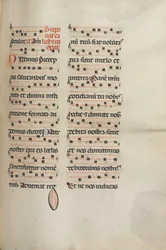Missale: Fol. 189: Musik für verschiedene Gebete