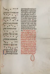 Missale: Fol. 190: Musik für verschiedene Gebete, 1469