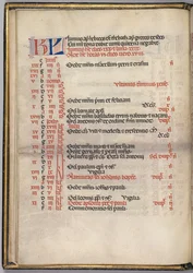 Missale: Fol. 5v: Juni-Kalenderseite, 1469