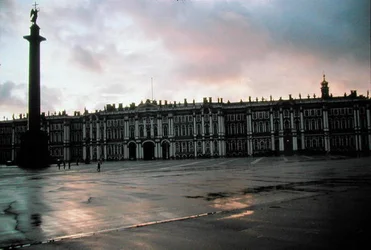 Außenansicht des Winterpalastes (1753-52)