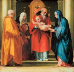 Darstellung Jesu im Tempel (Detail)