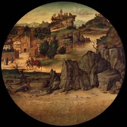 Landschaft mit Burgen