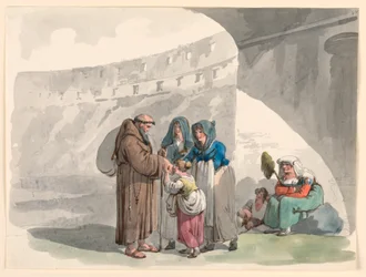 Begrüßung eines Einsiedlers, 1807–08