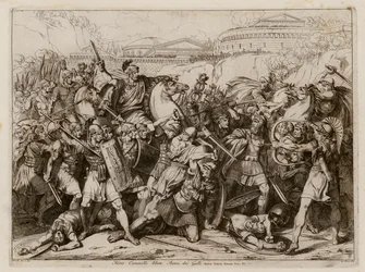 Marcus Furius Camillus befreit Rom von den Galliern, 390 v. Chr.