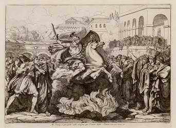 Opfertod des Marcus Curtius