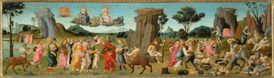 Die Hochzeit von Thetis und Peleus, Eltern von Achilles