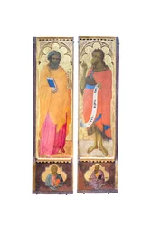 St. Peter und St. Johannes der Täufer; ein Apostel und St. Paulus