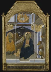 Die Anbetung der Hirten, ca. 1350